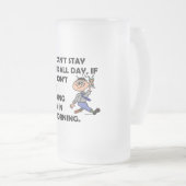 The Happy Drinker Matglas Bierpul (Voorkant rechts)