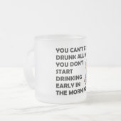 The Happy Drinker Matglas Koffiemok (Voorkant links)