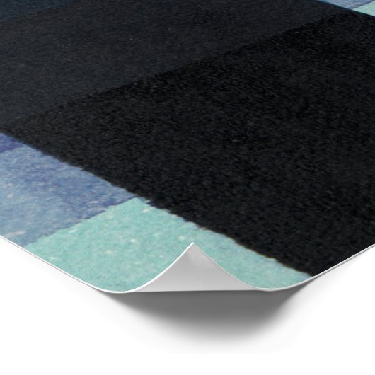 The Harbinger of Autumn ,Blue Famous Painting Poster (Hoek)