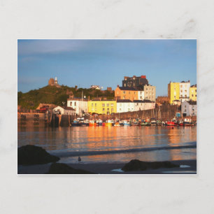 The Harbour at Tenby, South Wales Briefkaart