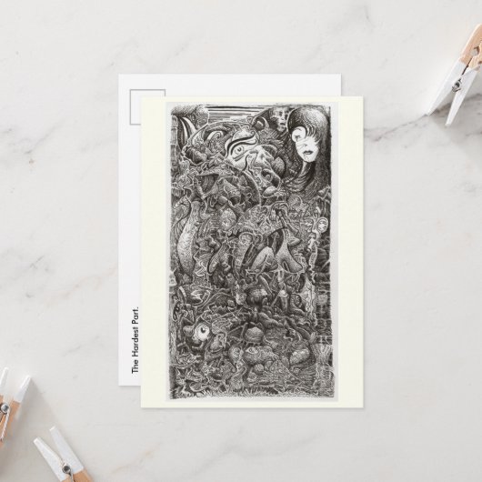 The Hardest Part, par Brian Benson. Carte simple (Devant/Arrière en situation)