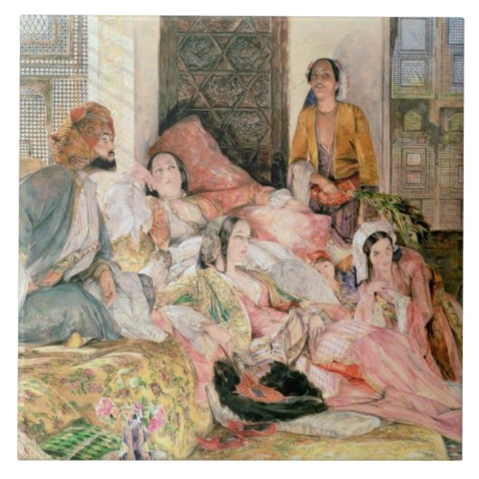 The Harem, c.1850 Tegeltje (Voorkant)