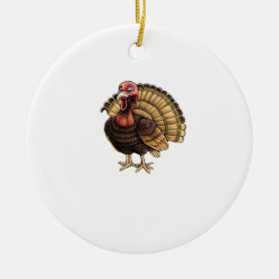 The Harvest Guardian Turkey Classic T-Shirt.png Keramisch Ornament