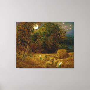 The Harvest Moon van Samuel Palmer (1833) Canvas Afdruk