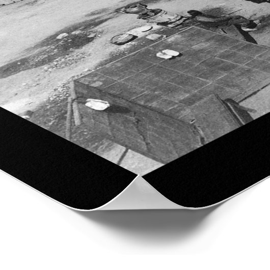 The Hata Mannen Gate in Peking, China 1909 Poster (Hoek)