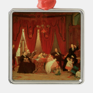 The Hatch Family, 1870-71 Metalen Ornament
