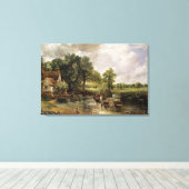 The Hay Wain, 1821 Canvas Afdruk (Insitu (Houten vloer))