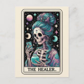 The Healer Tarot Mystical Gothic Art Briefkaart (Voorkant)
