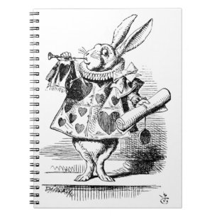 The Hearld - Konijn, Alice's AdveWonderland 1865 Notitieboek