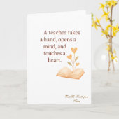 The heart of teaching kaart (Gele Bloem)