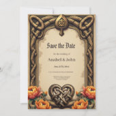 The heartbeat of the ancient gods:  save the date (Voorkant)