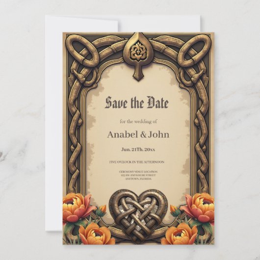 The heartbeat of the ancient gods:  save the date (Voorkant)