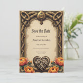 The heartbeat of the ancient gods:  save the date (Staand voorkant)