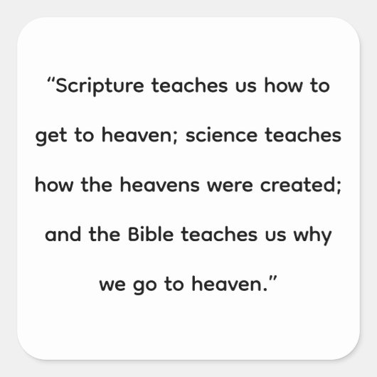 The Heavens Vierkante Sticker (Voorkant)