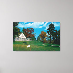 The Hendersonville Country Club House Canvas Afdruk