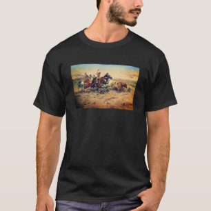 The Herd Quitter (door C.M. Russell, ca. 1897) T-shirt