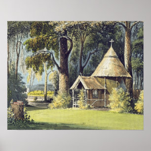 The Hermitage, uit de Arts Repository van Ackerman Poster