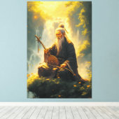 The Hermit's Shan Shui Canvas Afdruk (Insitu (Houten vloer))