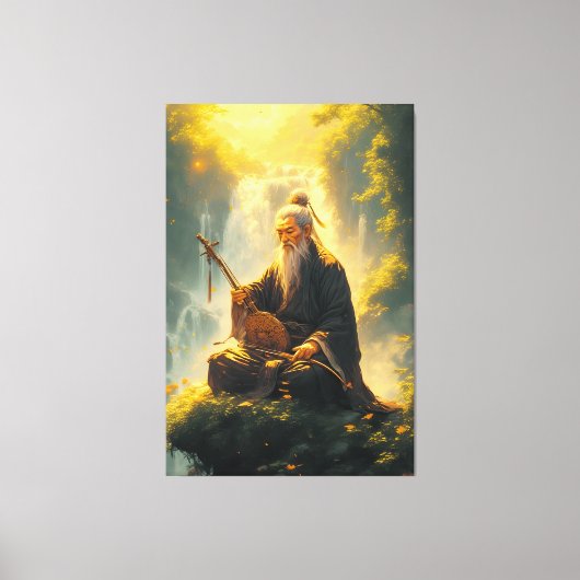 The Hermit's Shan Shui Canvas Afdruk (Voorkant)