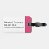 The Hex Girls Punk Plaid Pattern Bagagelabel (Achterkant horizontaal)