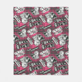 The Hex Girls Punk Plaid Pattern Fleece Deken (Voorkant)