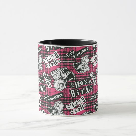The Hex Girls Punk Plaid Pattern Mok (Midden)