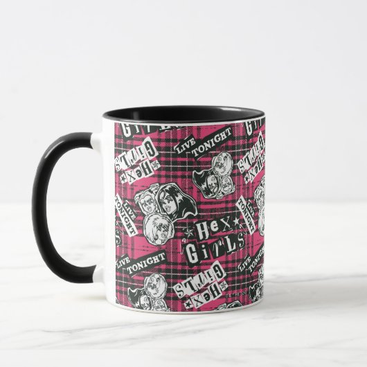 The Hex Girls Punk Plaid Pattern Mok (Links)