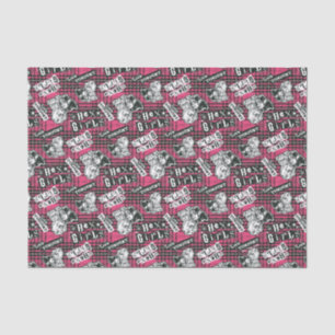 The Hex Girls Punk Plaid Pattern Tissuepapier