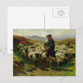 The Highland Shepherd, 1859 Briefkaart (Voorkant / Achterkant)