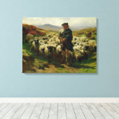 The Highland Shepherd, 1859 Canvas Afdruk (Insitu (Houten vloer))