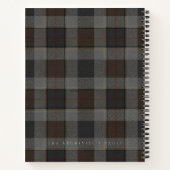 The Highlands Dispatch : cahier de terrain tartan (Dos)