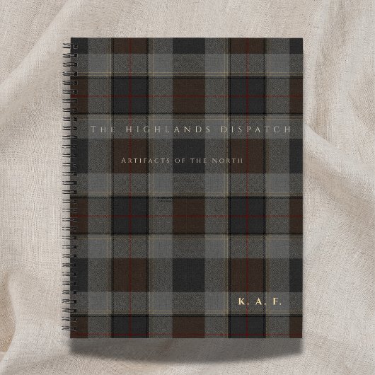 The Highlands Dispatch : cahier de terrain tartan