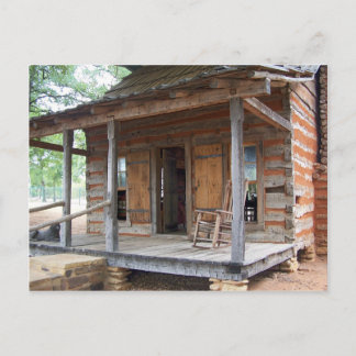 The Himes Log House - Euless, Texas Briefkaart