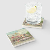 The Hitchhickers Stenen Onderzetter (Zijkant)