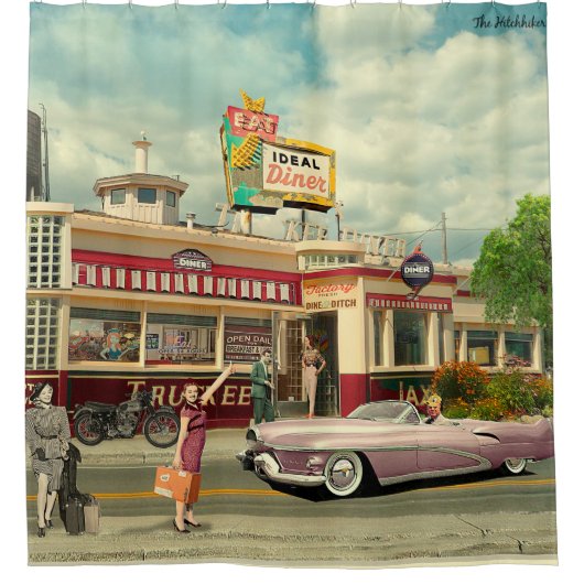 The Hitchhikers Douchegordijn (Voorkant)