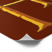 The Hobbit Logo Gold Poster (Hoek)