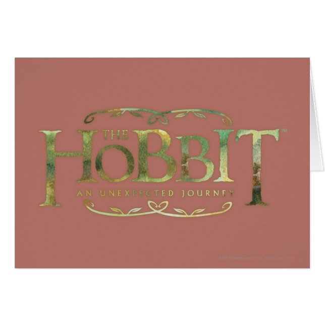 The Hobbit Logo Green (Voorkant Horizontaal)