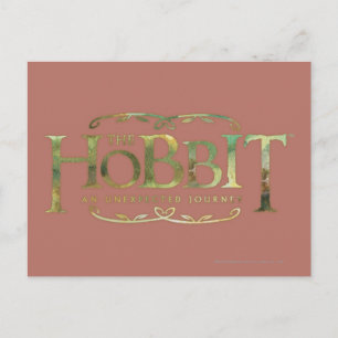 The Hobbit Logo Green Briefkaart