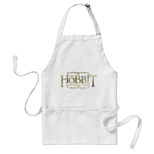 The Hobbit Logo Green Standaard Schort (Voorkant)