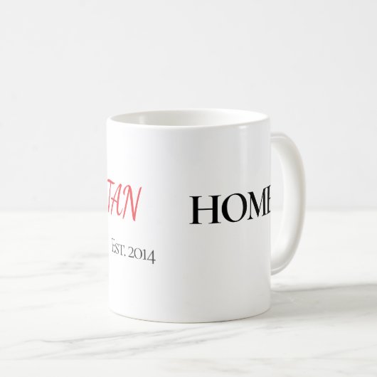 The Home Personalized Mug Koffiemok (Voorkant rechts)