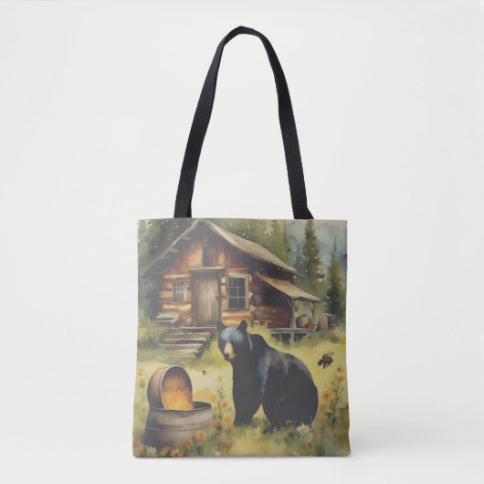 The honey pot in the woods Tote Draagtas (Voorkant)