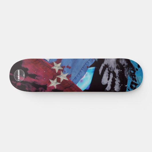 The HoodWill Denim Stars Skateboard Deck (Horz)