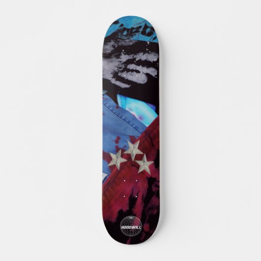 The HoodWill Denim Stars Skateboard Deck (Devant)