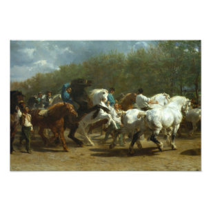 The Horse Fair by Rosa Bonheur Foto Afdruk