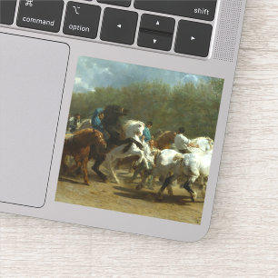 The Horse Fair by Rosa Bonheur Sticker