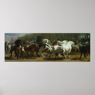 "The Horse Fair" van Rosa Bonheur Poster, Afdrukke Poster