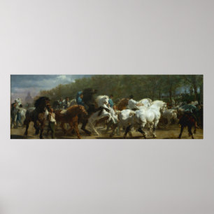 "The Horse Fair" van Rosa Bonheur Poster, Afdrukke Poster