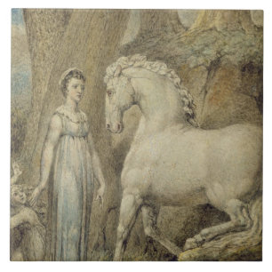 The Horse, van "William Hayley's Ballads", c.1805 Tegeltje