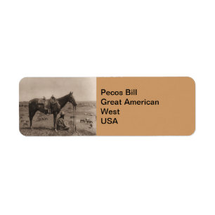 The Horse Wrangler 1910 Etiket