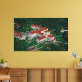 The Hotel Del Monte from the airDel Monte, CA Canvas Afdruk (Insitu (Woonkamer))